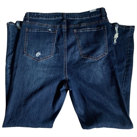 Women’s Almost Famous Ripped Skinny Jeans Ankle - Picture 6 of 13